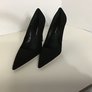 GOOD AMERICAN The Icon Pump Sz 5.5 Black Suede Style#GAOO15X Khloe Kardashian